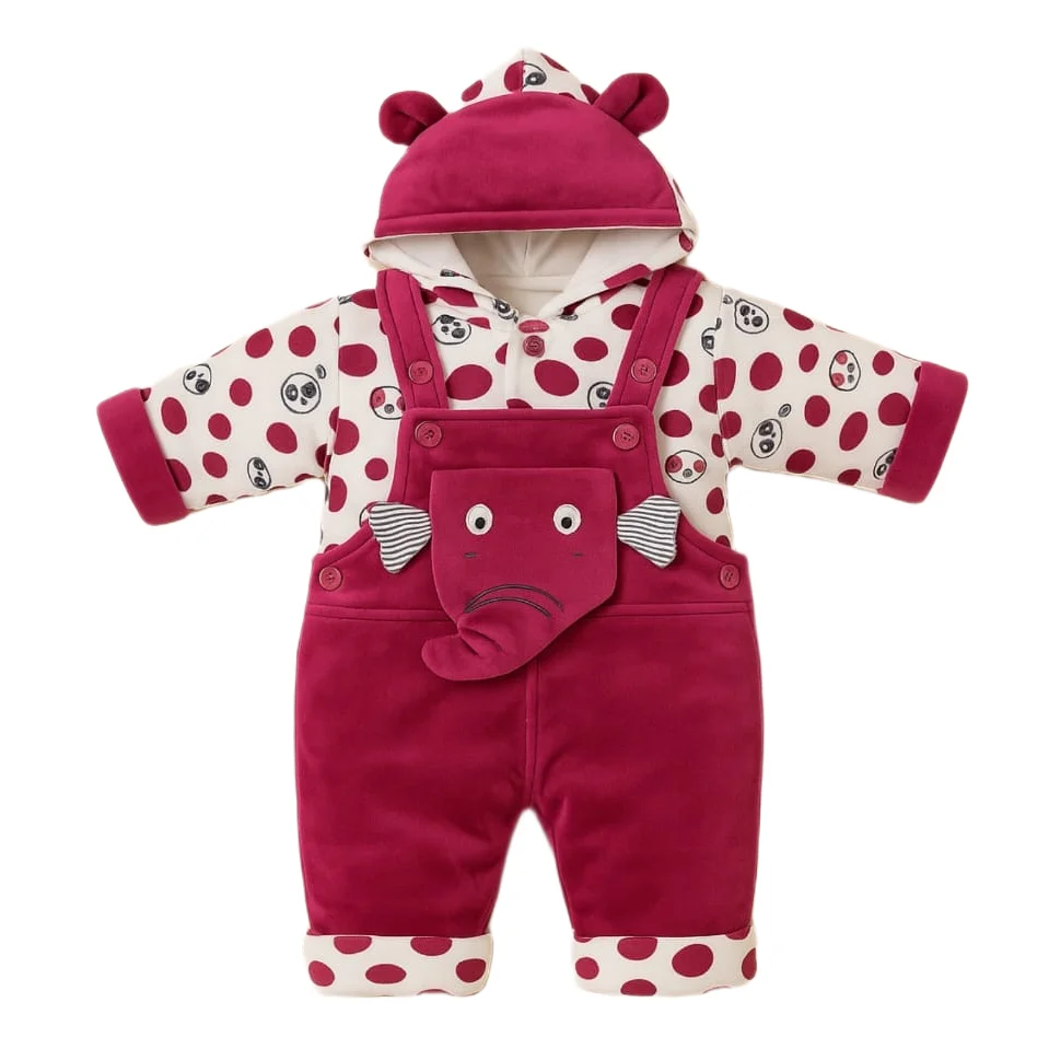 Cute Bear Baby Romper Suit - Image 4
