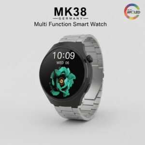 MK38 Germany AMOLED Smartwatch with Interchangeable Straps | Heart Rate Sleep Monitor