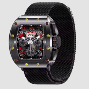 V68 Luxury AMOLED Smartwatch | Mechanical Design, WEARFIT OS, & Health Monitoring